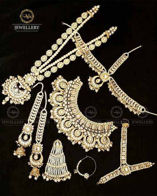 Kinza Kundan Bridal set-2914