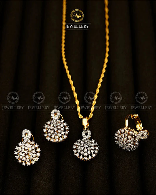 Jarao combo locket set with chain-2909