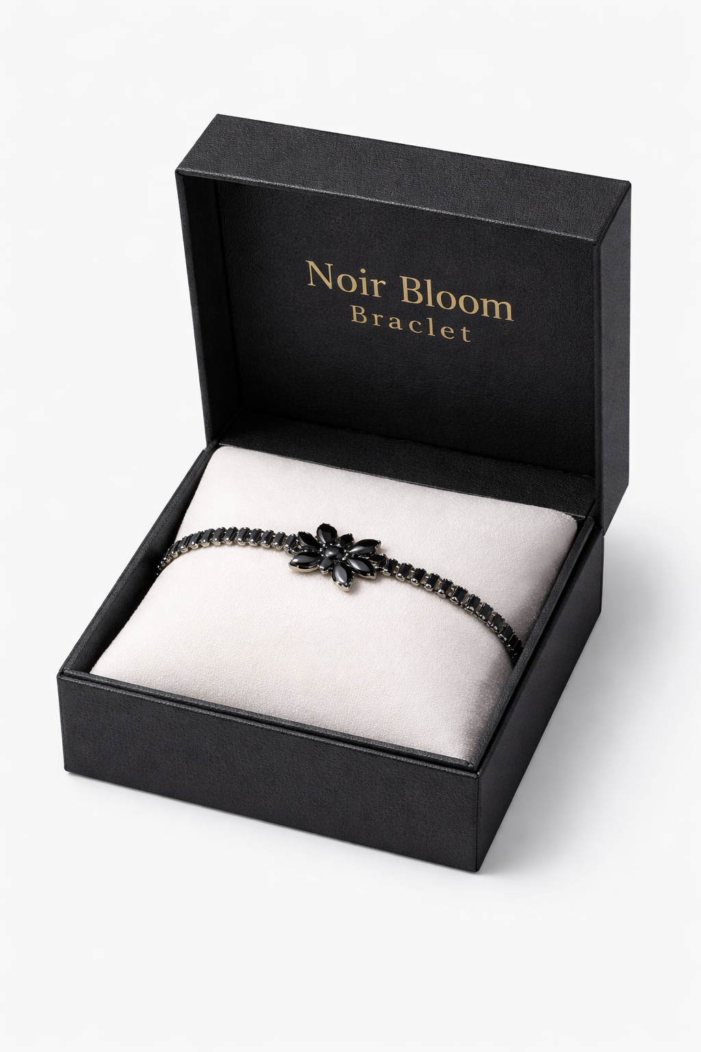Imported China  Luxury Noir Bloom Bracelet For Women