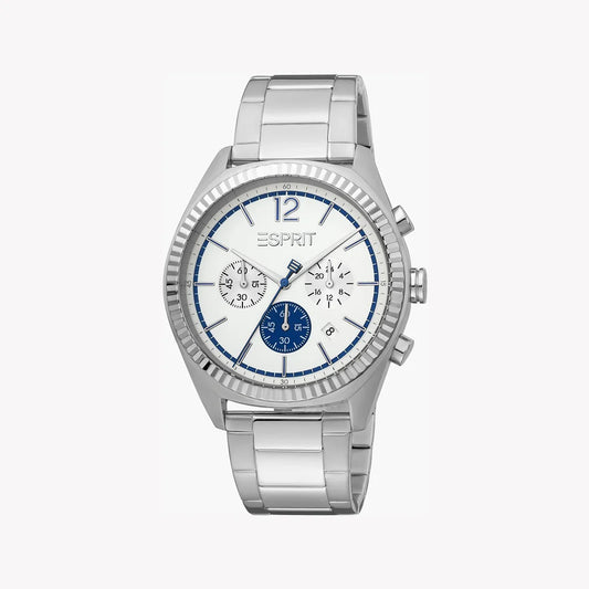 Men's Silver Stainless Steel Watch | Esprit Modern Design
